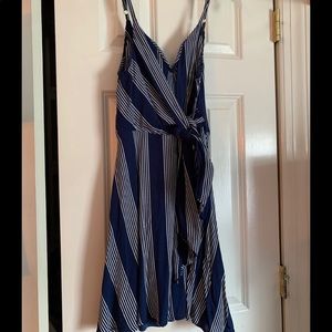 Blue Blush striped sundress